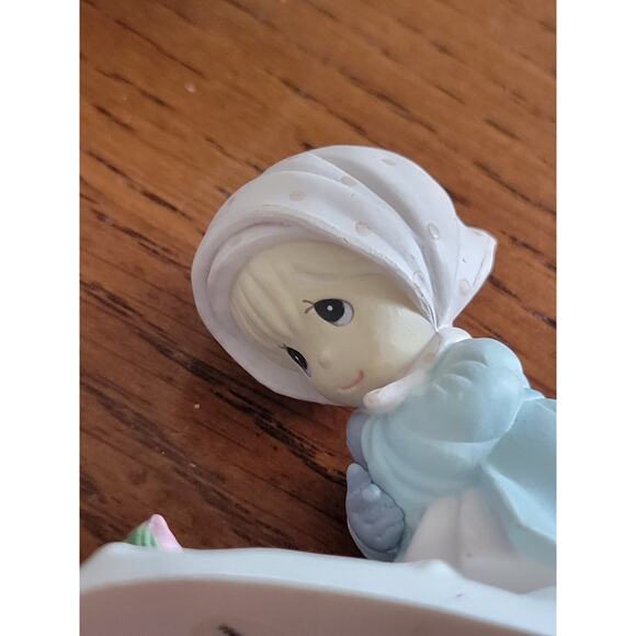 Vintage Precious Moments Resin Plastic Holidays Sculptures Figurines Lot of 4 - Picture 10 of 16